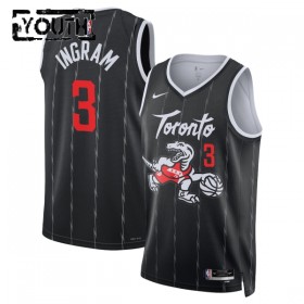 Dres Toronto Raptors Brandon Ingram Nike 2025-26 City Edition Crno Swingman - Dječji